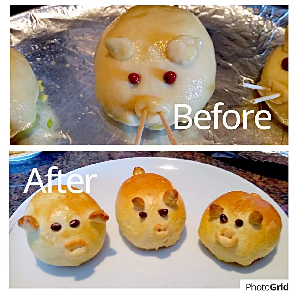 Snapdishの料理写真:Baked little piggies stuffed with fillings|Jihollandさん