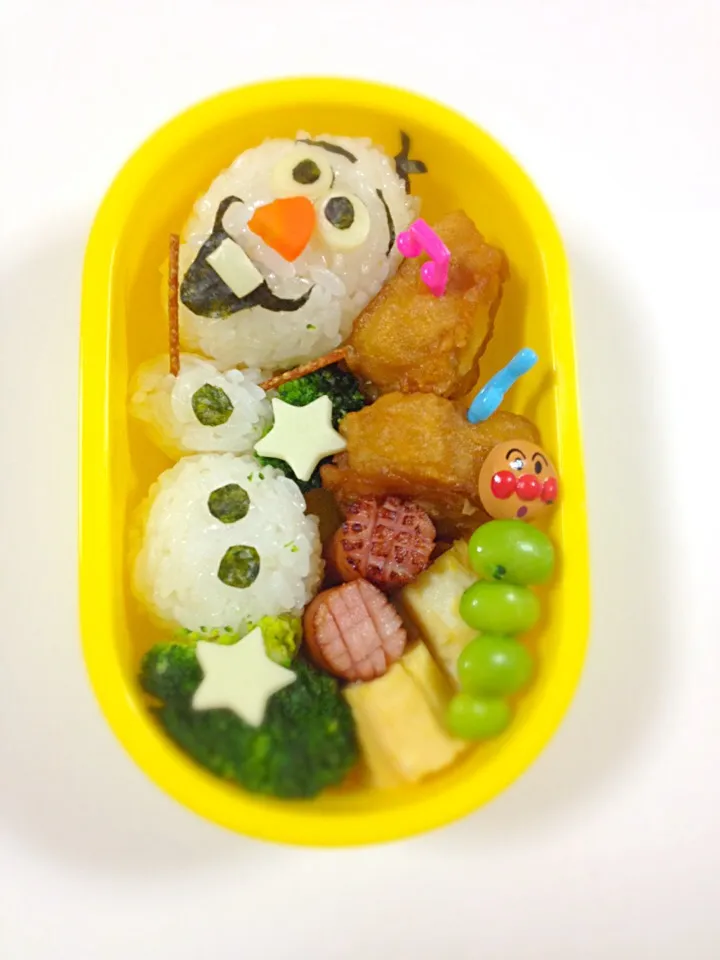 Snapdishの料理写真:オラフ 弁当|ゃょぃさん