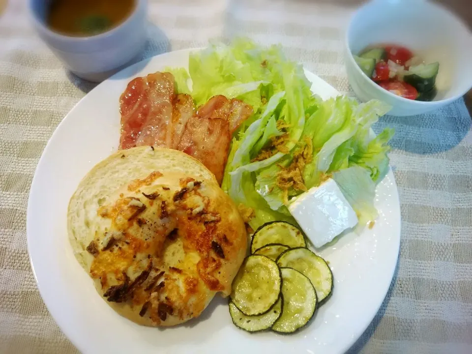 Snapdishの料理写真:ベーグルランチ|TOKOさん