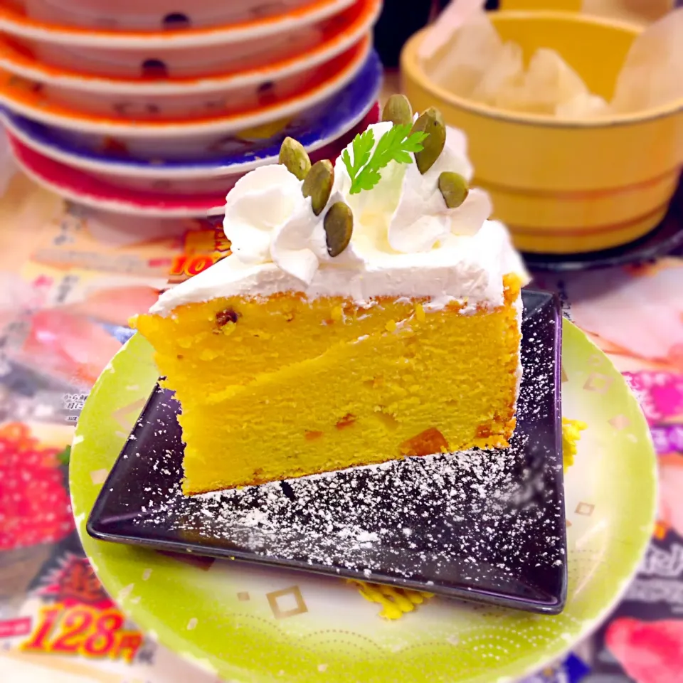 かぼちゃケーキ🎃|めーたんさん