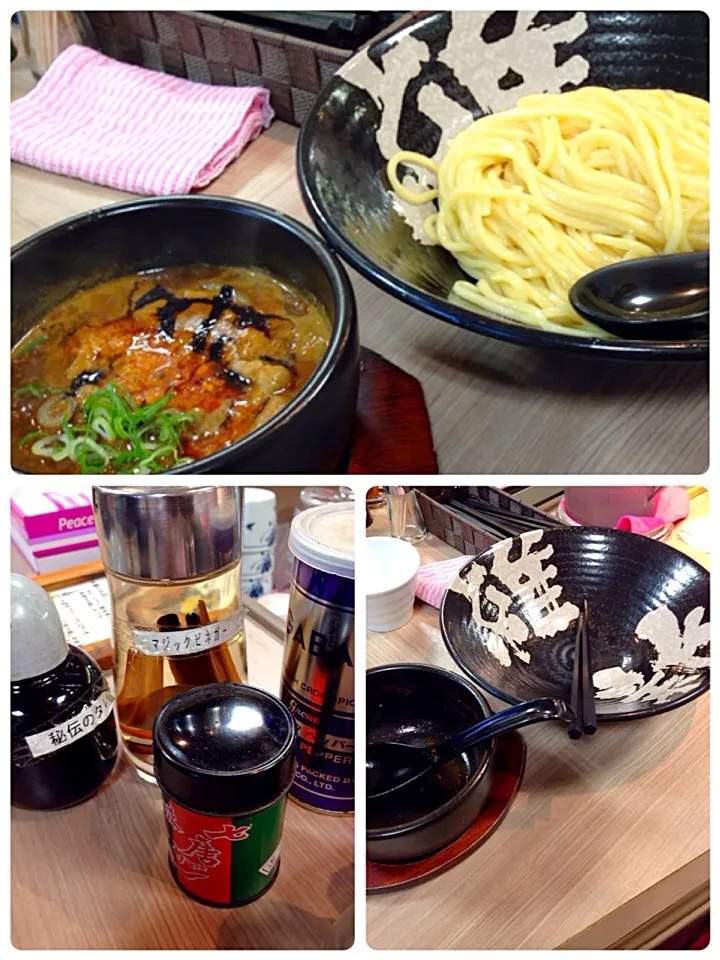 ゲンコツカレーつけ麺 極 激辛|中華蕎麦 銀時さん