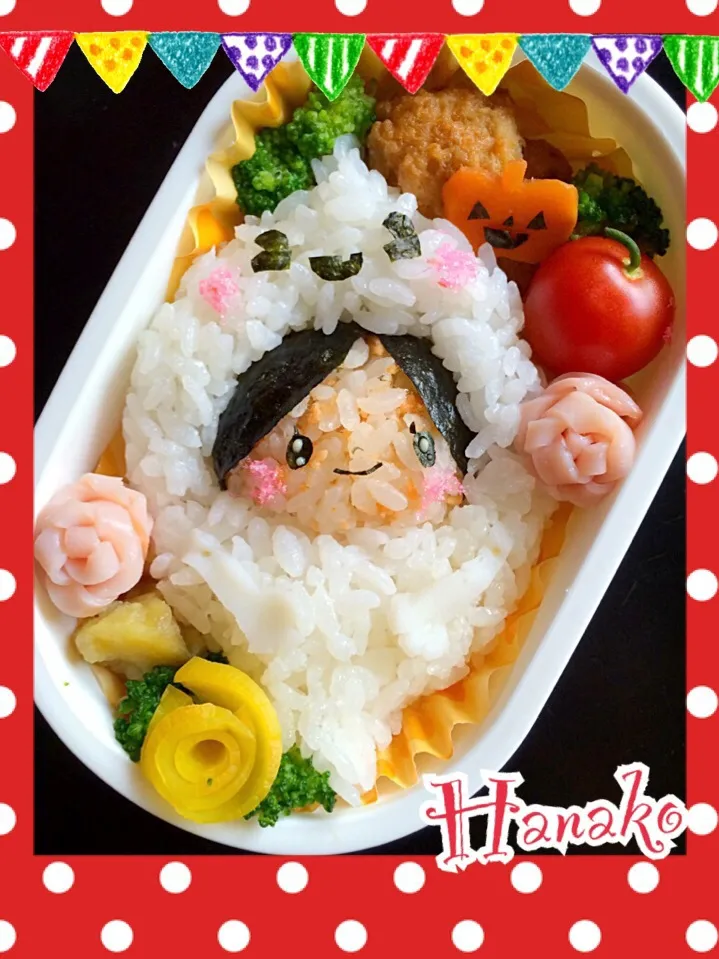 今朝は疲労困憊…オバケさくちゃん弁当。|hanakoさん