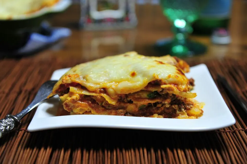 Snapdishの料理写真:주키니호박 생소세지 라자냐[ lasagna]|제니 [Jenny]さん