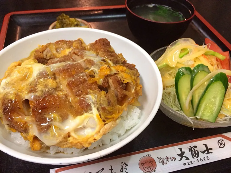 H26本渡ん丼丼フェア6軒目 とんかつ大富士 上ロースカツ丼|神力屋 火酒さん