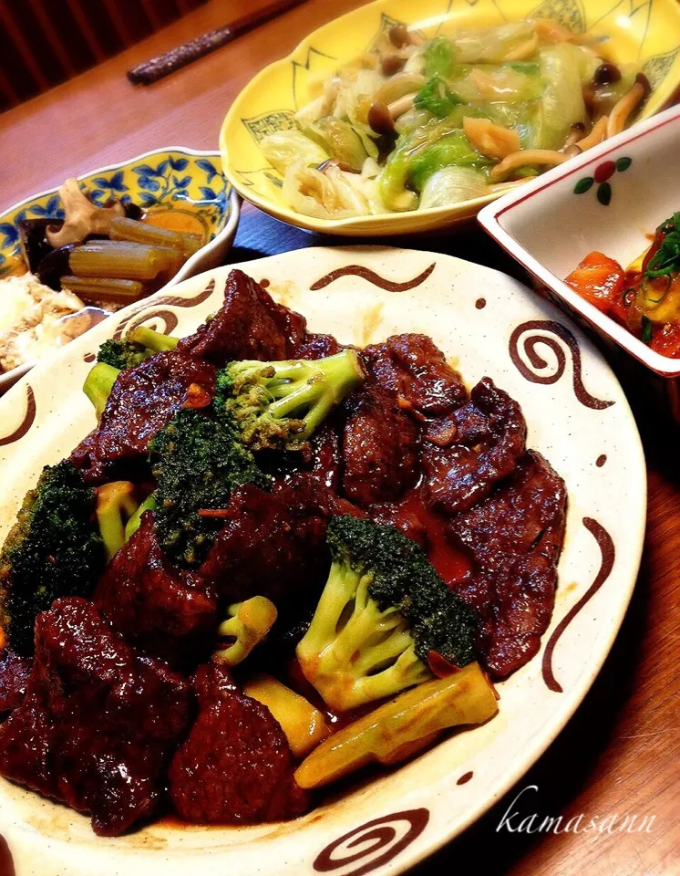 レイさんの料理 Broccoli beefご飯が欲しくなります🍚|かまさん