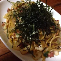 Snapdishの料理写真:たこのパスタ|なちょさん