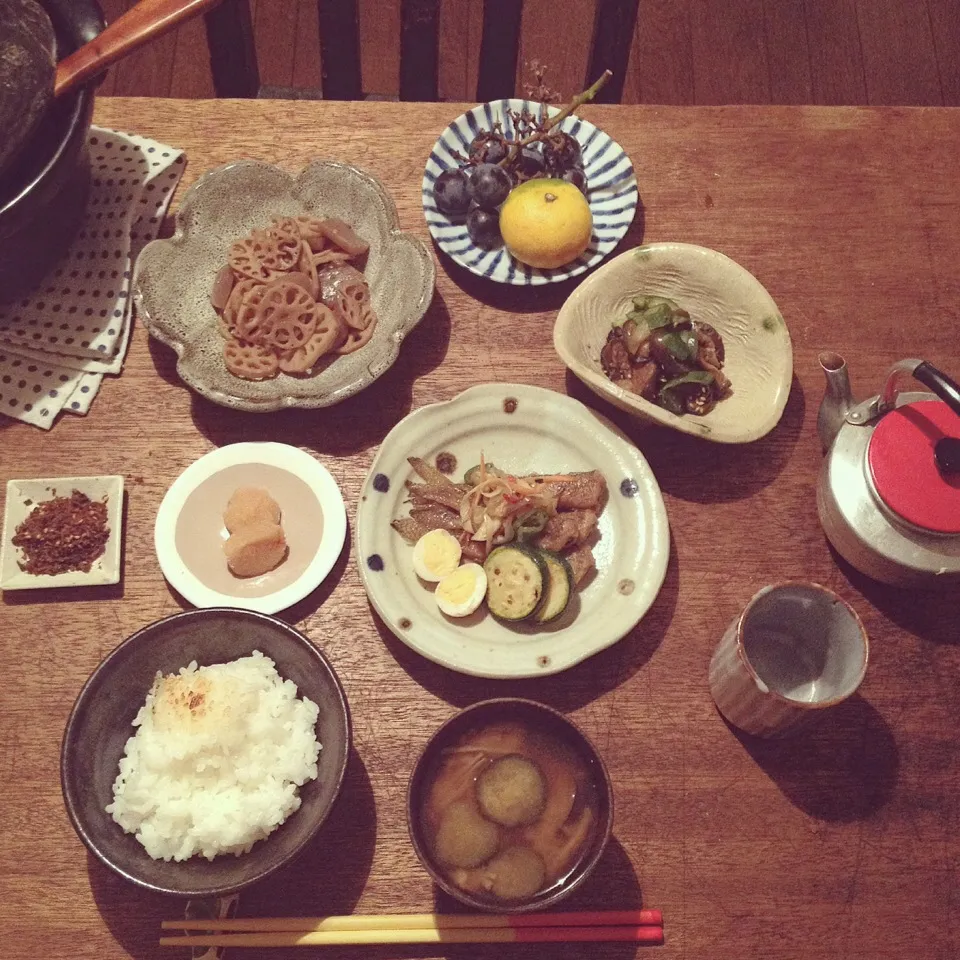 “  お掃除定食 ”|おたんこ食堂  d□~°さん