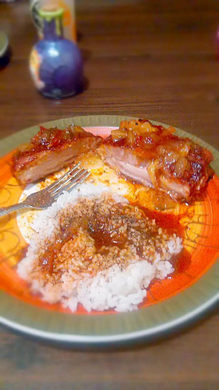 ribs and rice 🍖🍚|Jessica Cさん