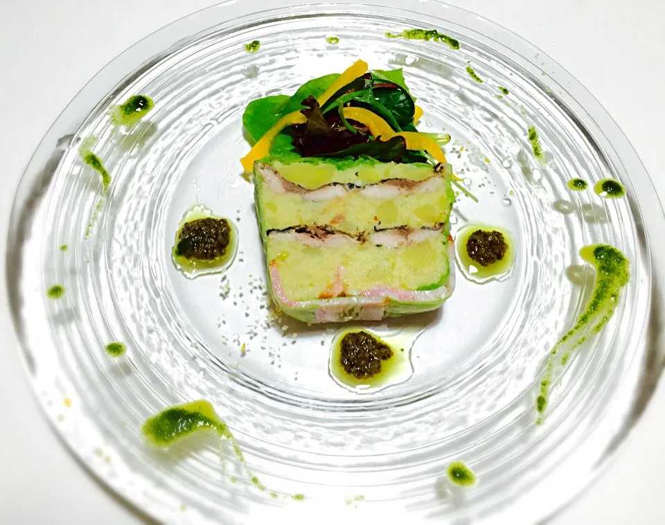 Terrine de sombresocide et pomme de terre 秋刀魚とジャガイモのテリーヌ|Shinyaさん