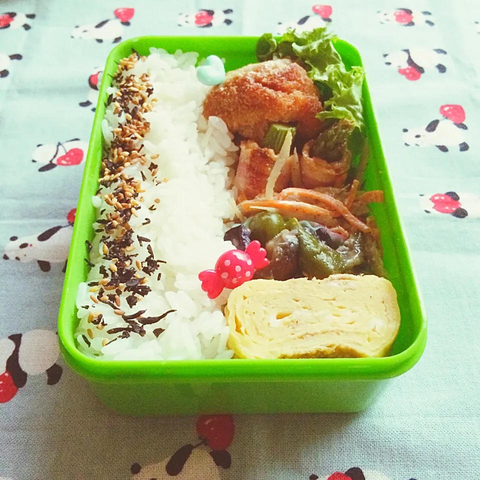 Snapdishの料理写真:しんぷる唐揚げ弁当|kysbooさん