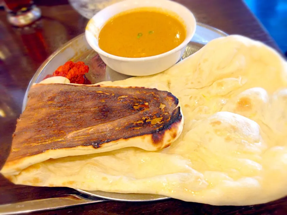 チキンカレーとナン|ユキさん