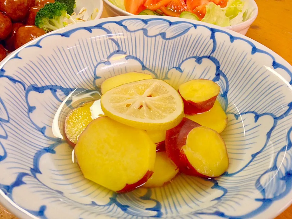 さつまいものりんごジュース煮|ルドルフさん