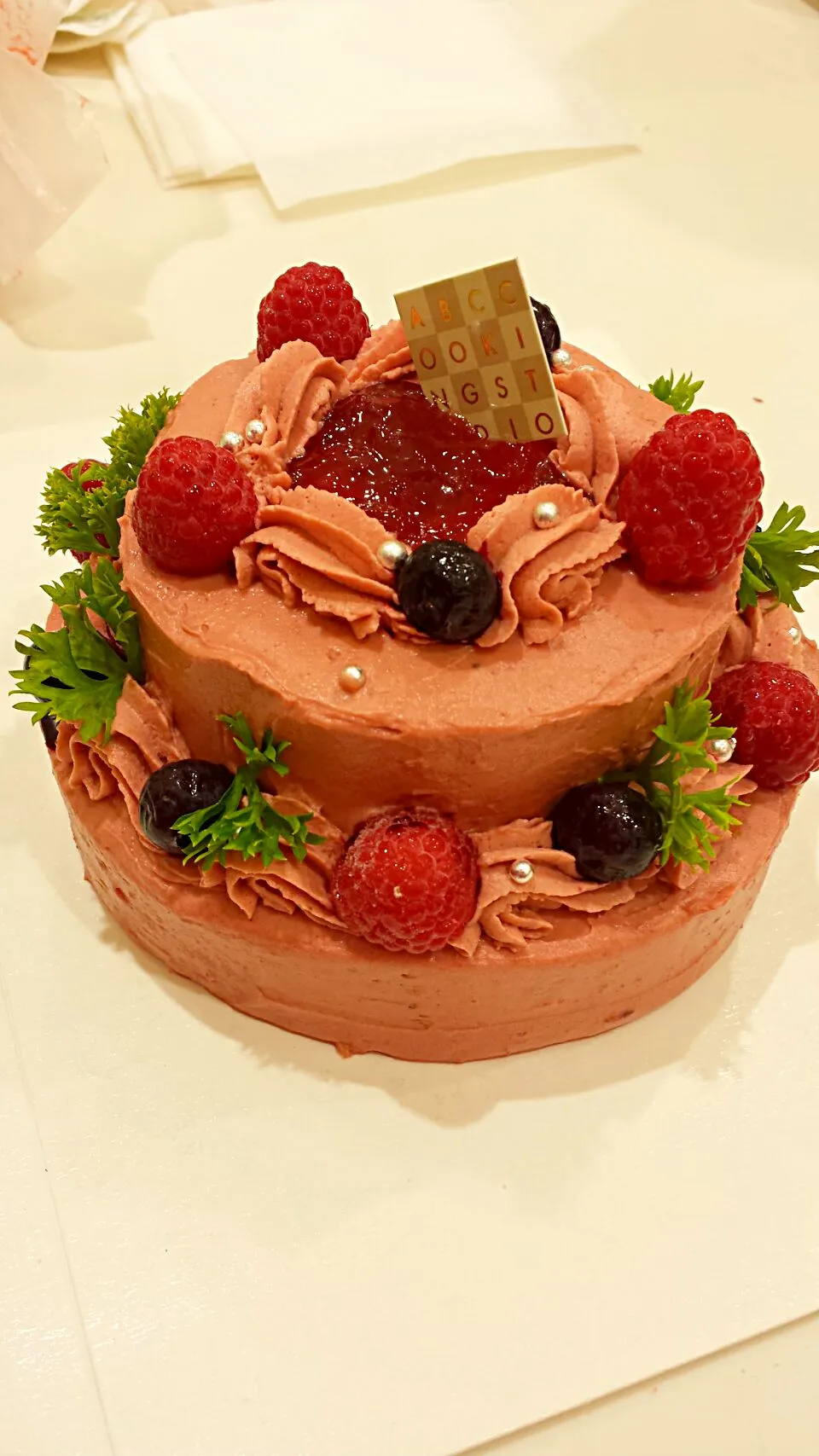 berries cake #cake #jillkitchen|Jill Nyomanさん