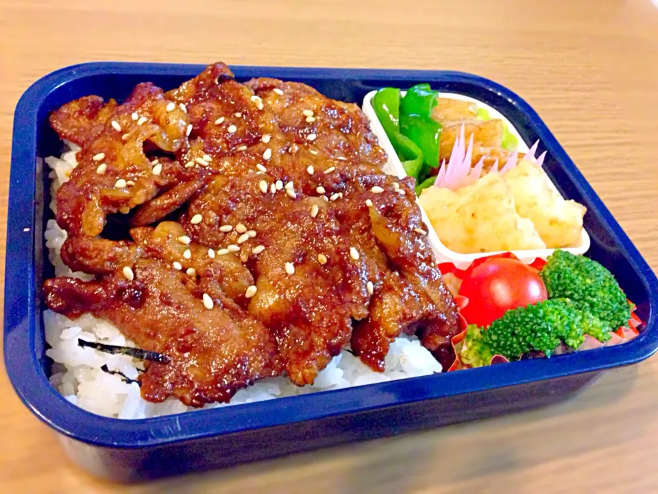 豚肉の味噌漬け焼き丼弁当|のぞみさん