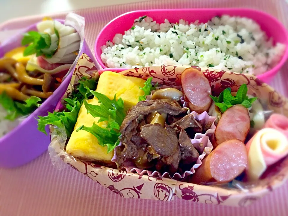 Snapdishの料理写真:JK楓と祈のお弁当10/22|よこたんさん