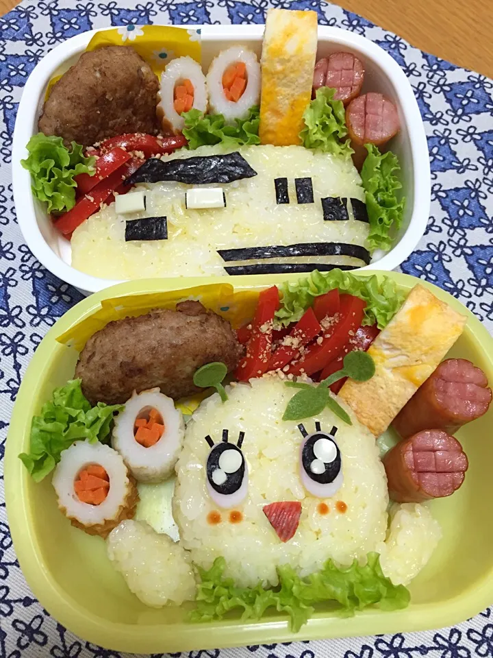 Snapdishの料理写真:ふなごろー&ドクターイエローお弁当♪( ´▽｀)|Junkoさん