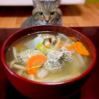 Snapdishの料理写真:秋刀魚のつみれ汁|よしさん