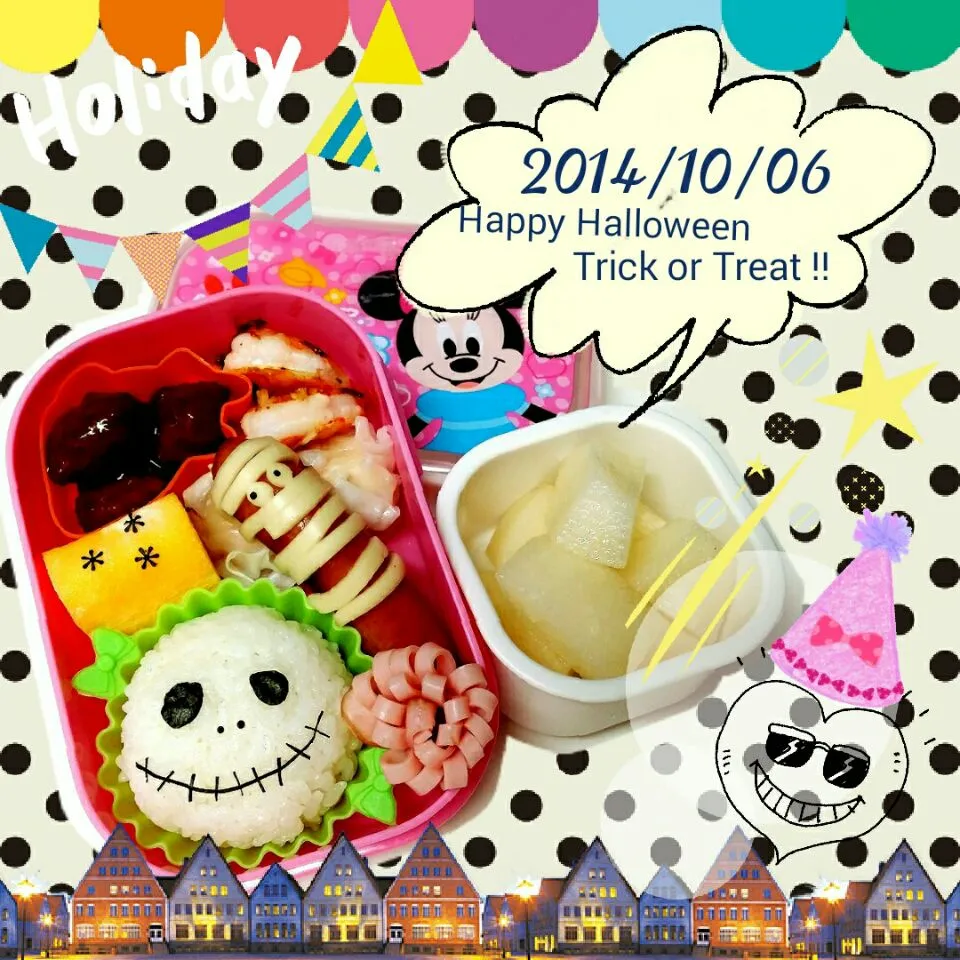 2014/10/6 ハロウィン月間弁当|千穂さん