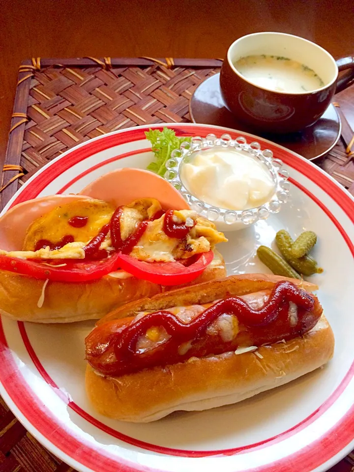 Snapdishの料理写真:Hot Dog Plate🎵ホットドッグプレート|🌈Ami🍻さん