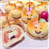 Snapdishの料理写真:🍎乙女りんごのりんごパン🍎断面version