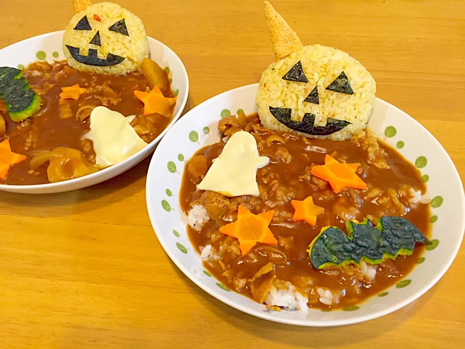 ハロウィンカレー|かなひなママさん