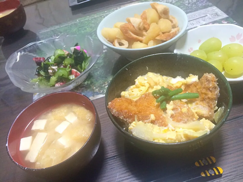 カツ丼定食🍚|えなさん