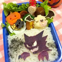 Snapdishの料理写真:ポケモン ハロウィン♡キャラ弁|Namiさん