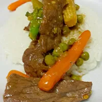 Snapdishの料理写真:Stir-fried ginger beef|Rob RoQu Quinonesさん