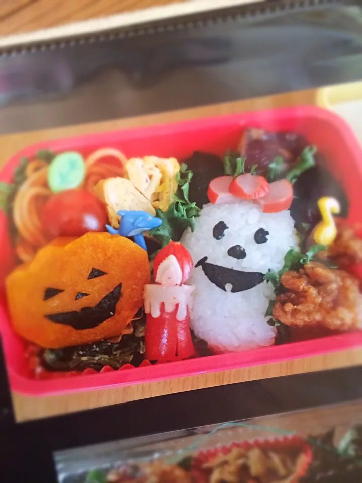 Snapdishの料理写真:ハロウィン キャラ弁|Cihiro Toumaさん