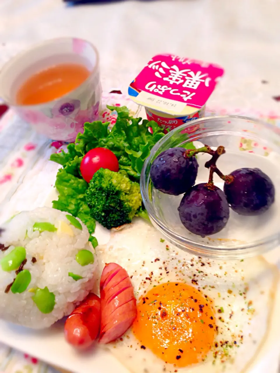 今日の朝御飯(๑´ڡ`๑)|ちゃたままさん