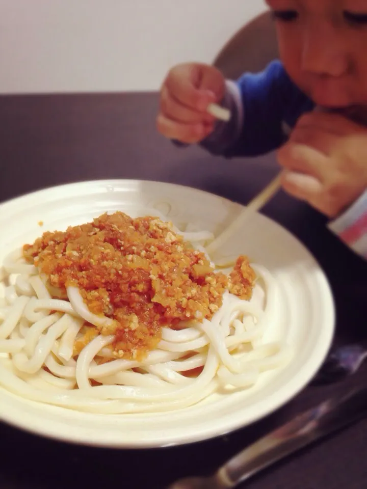 Snapdishの料理写真:きょうの親子昼ごはん|Megumi Gotoさん