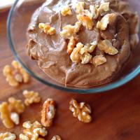 アボカドで。簡単ローチョコムース