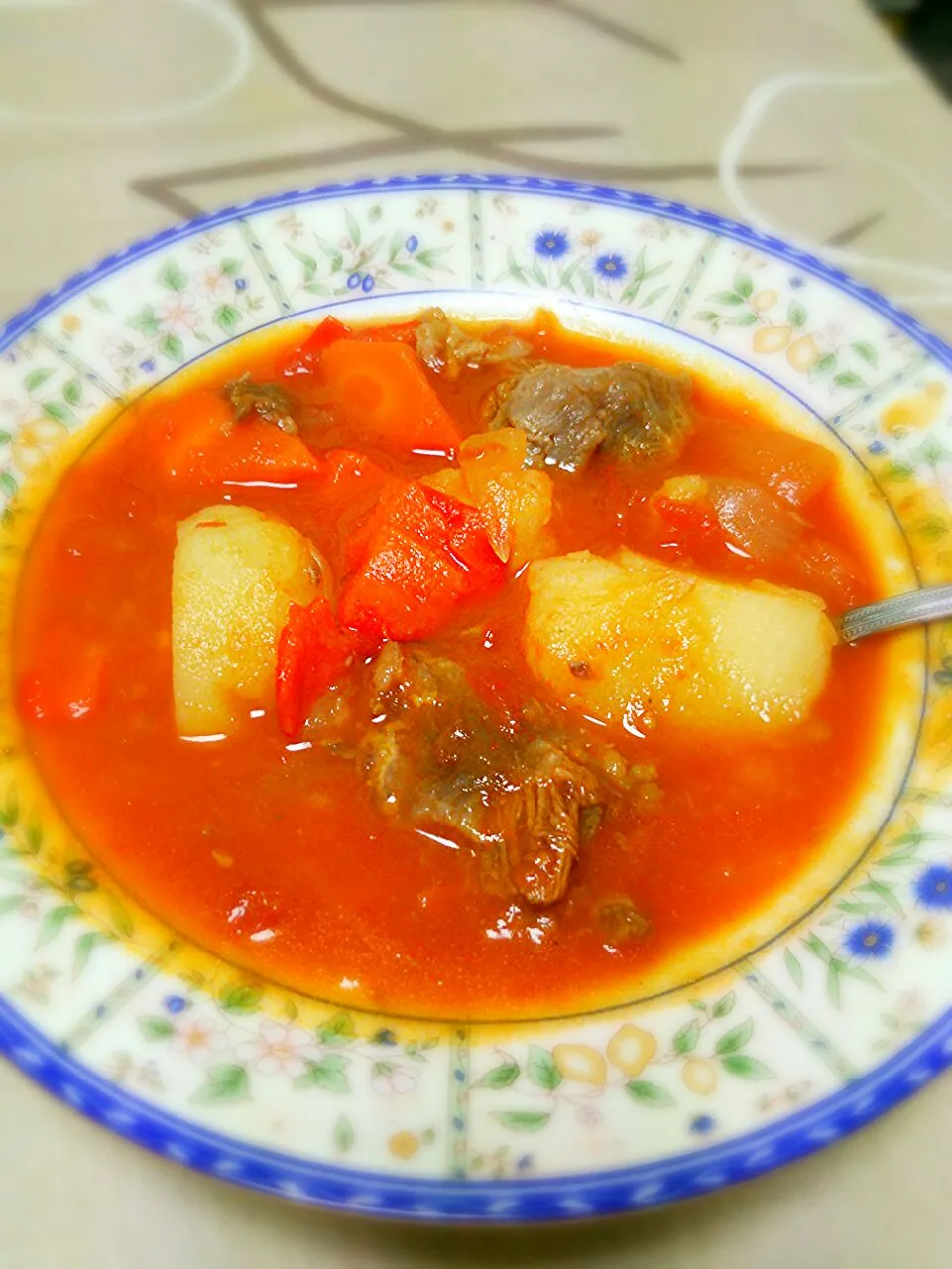 Snapdishの料理写真:牛すね肉のトマト煮込み🍅✨|ちはるさん