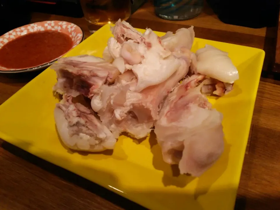 Snapdishの料理写真:豚足で一杯^^|kamekameさん