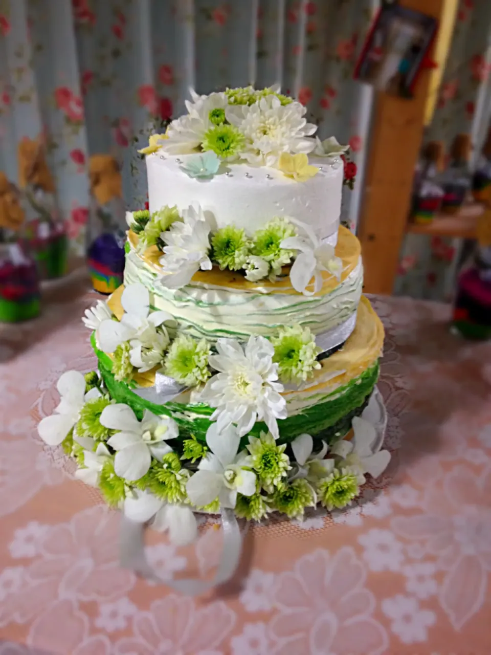 My first wedding cake|Je T'en Prie Coffeeさん