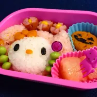 Snapdishの料理写真:☆本日の幼稚園お弁当☆マイメロちゃん！娘、喜んでくれて嬉しかったぁ♪|♡Noriko♡さん