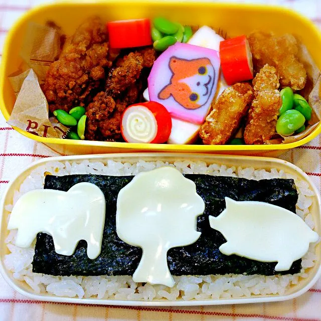 Snapdishの料理写真:何年ぶり？自分のお弁当(笑)|sosorasoraさん