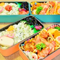 Snapdishの料理写真:10/24(金) 娘と自分のお弁当♪|つうさんさん