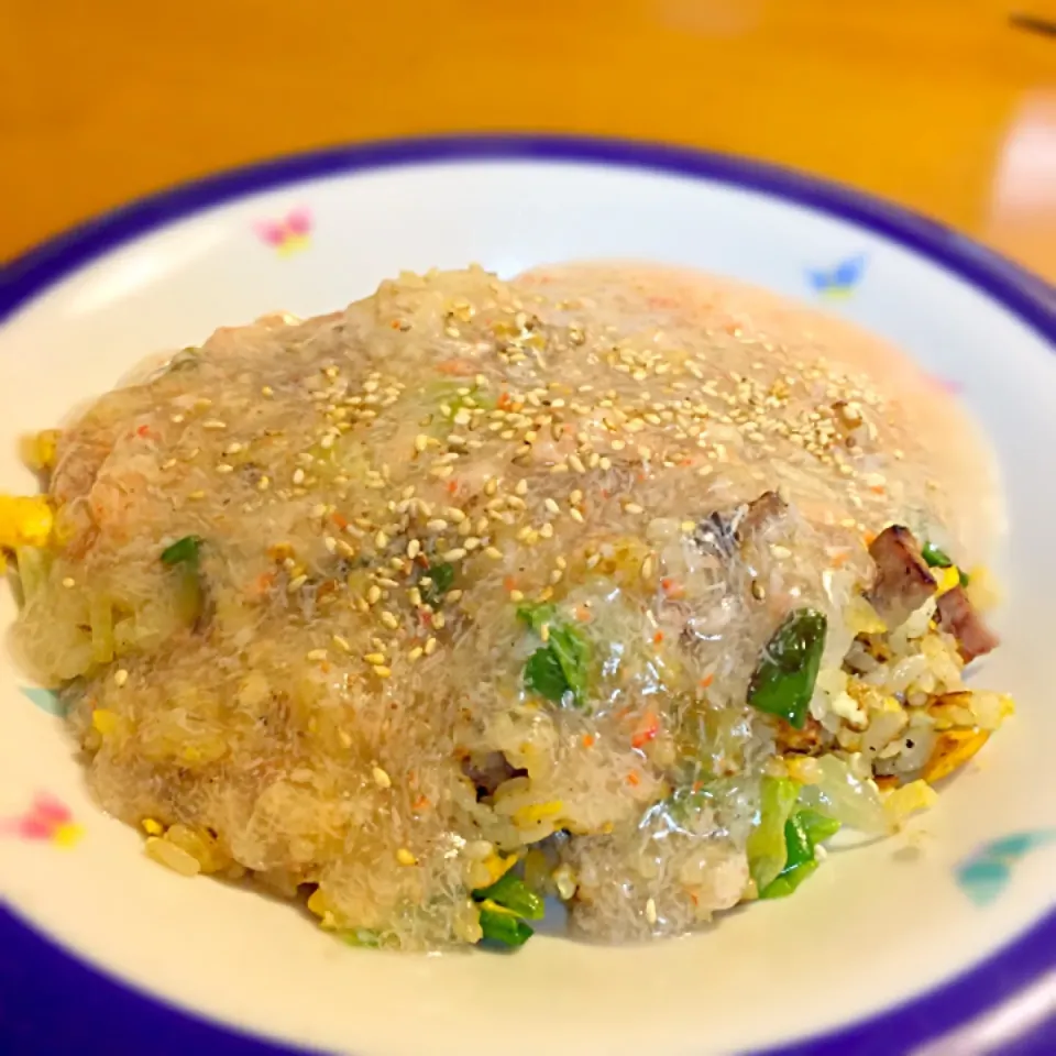 カニあんかけチャーハン|みつなち☆さん