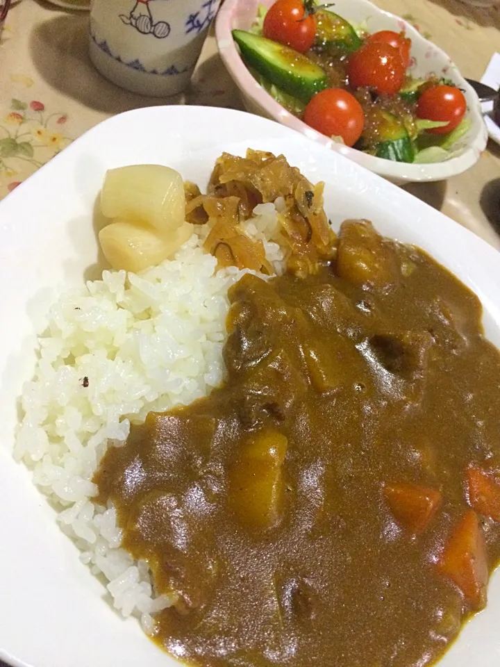 10/24晩ごはん、母のカレー|まりたす★さん