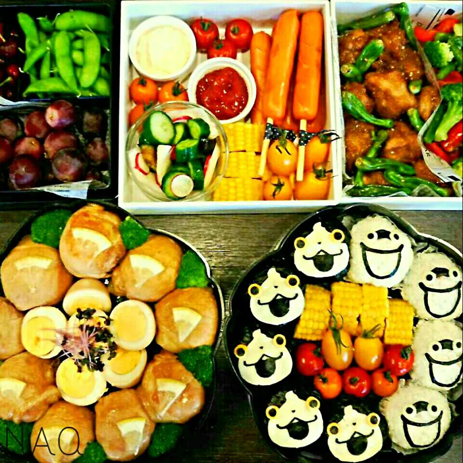 妖怪ウォッチの運動会弁当|Naoさん