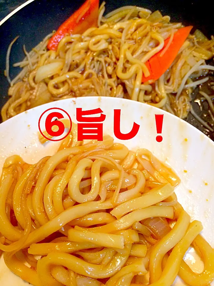 Snapdishの料理写真:俺のBBQ…焼うどん|風流料理人さん