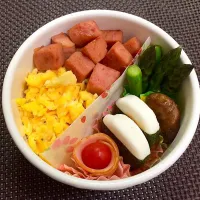 昼弁。またまたまた☆ゆりえさんのスパム丼♫