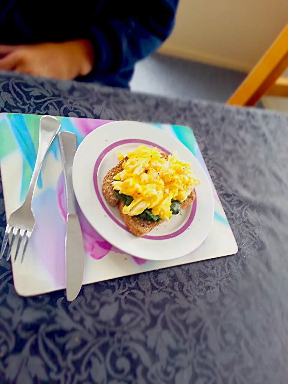 spinach & egg on Rye|Mel Bさん