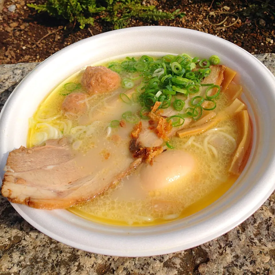 東京ラーメンショー2014  福島鶏白湯ラーメン🍜|シナミルさん