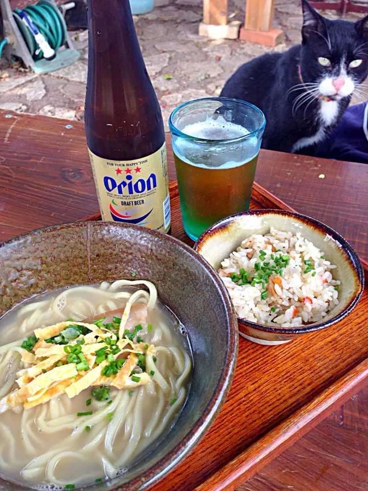 沖縄そば、じゅーしー&オリオンビール in 沖縄|アッチさん