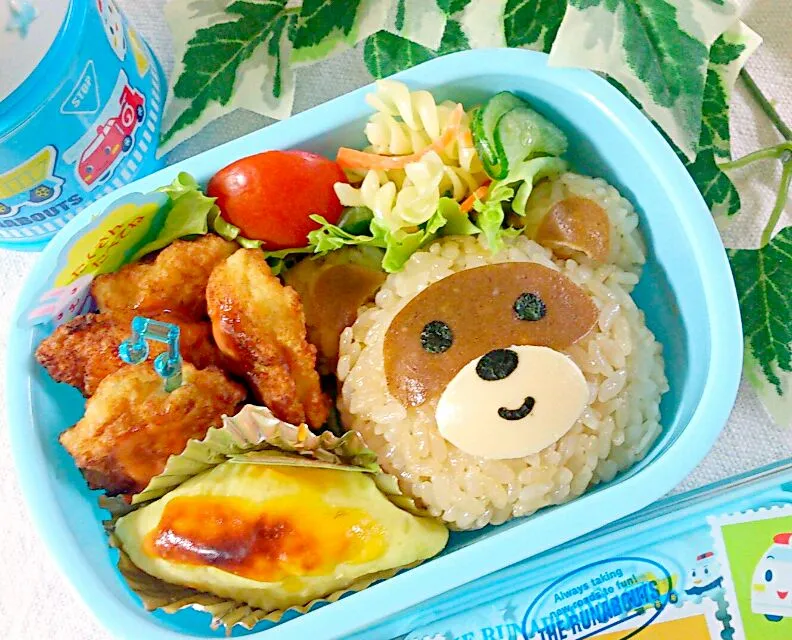 Snapdishの料理写真:たぬきくんのお弁当|rokoさん