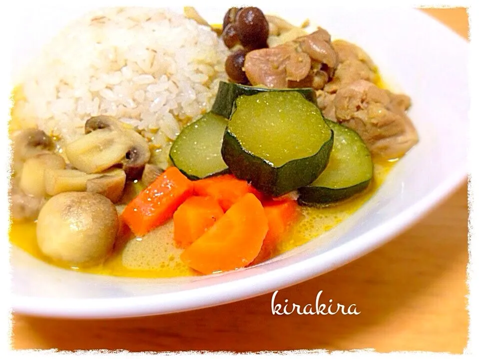 🍛Thai green chicken n vegi curry🍛|❄️✨kirakira✨❄️さん