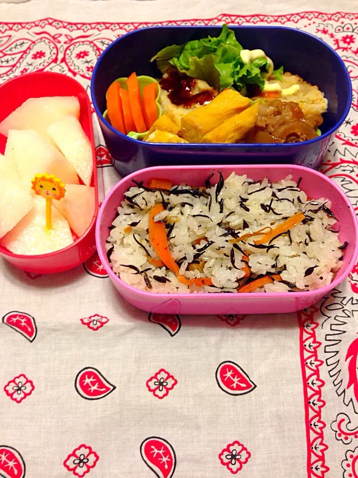 Snapdishの料理写真:部活応援お弁当|さくたえさん