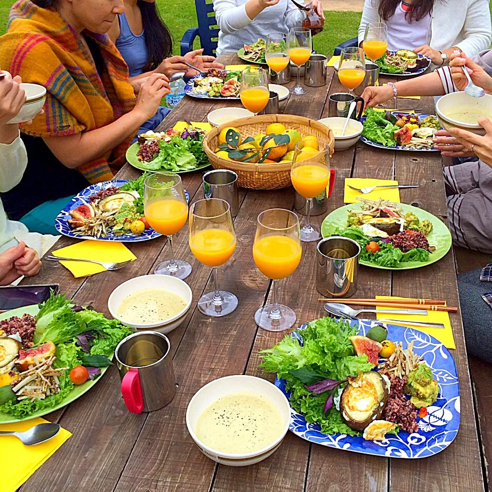 Snapdishの料理写真:The 2nd day⑤yoga&ゆるベジ食 retreat|OMさん